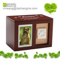  wooden paw print pet urns pet memory box