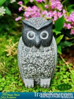 Large stock for stone owl sculpture landscaping