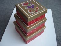 Christmas Gift Box Set/ printable paper box