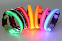 2014 new pet accessory led light dog collars