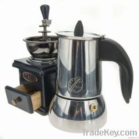 2/4/6/9 Cups Stainless Steel Electric Italian Coffee Maker