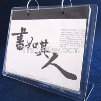 7 inches Acrylic calendar with high quality for 2005 calendars