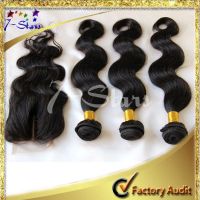 100% human virgin peruvian hair weft body wave high quality natural looking free shipping