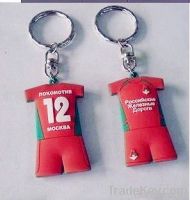 3D soft pvc key chain, cartoon, 3D logo lovers key chain From China