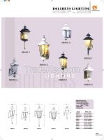 Cast aluminum residential antique modern outdoor LED wall lamp