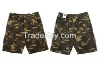 men cargo camo short