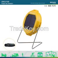 Portable solar light 1W LED USB output From China