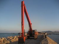 excavator long reach arm