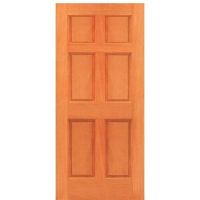 6 panel wood doors From China