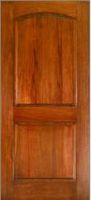 Mahogany 2 Panel Arched Door From China