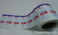 pet polyester care label, self adhesive label, label with self adhesiv