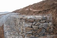 Link Gabion Boxes & Mattresses, Standard 2x1x1M Gabion mesh,  Galvanized gabion boxes,galfan gabion baskets,PVC coated gabion cage From China