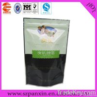 stand up ziplock food grade plastic bag