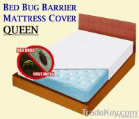 Anti-bacterial zippered waterproof Mattress cover  bed bug