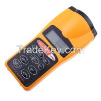 Ultrasonic distance meter with area/volume calculator, range: 0.5-18m