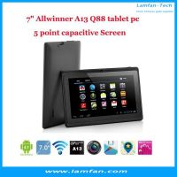 2014 Cheap and best selling A13 Q88 7 inch Tablet PC