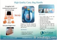 Quick Carry Bag Handle, Holds Many Grocery Plastic Bags