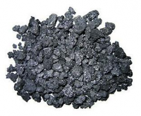 Sponge petroleum coke for anode baking