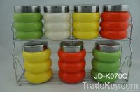Ceramic Seal Pot JDK070C Color seal pot