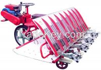 6 rows riding type high speed paddy rice transplanter in seeder