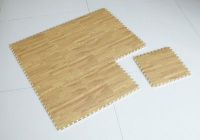 Wood Grain Foam Floor Mat 