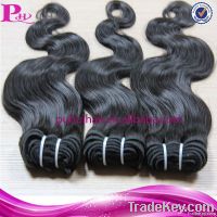 100% human virgin hair extension Beautiful body wave hair weft factory