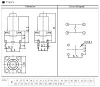 waterproof tact switch, washable tacile switch TSW08115-170