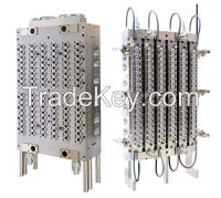 Vavle gate preform mould with hot runner system