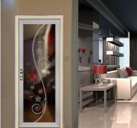 Acid etched glass using for furniture and home decoration