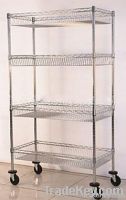 Basket wire shelf