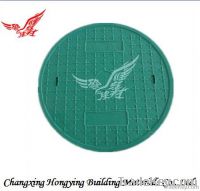 Composite round fiber glass manhole cover