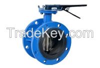 Handle Operated Double Butterfly Valve 