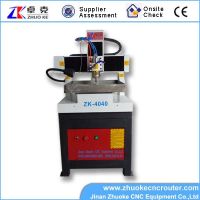 small high accuracy metal cnc engraving machine for copper, aluminum  ZK-4040 400*400mm