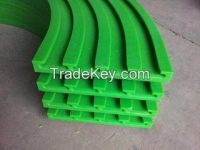 plastic chain guide wear strip, various size UHMWPE guide rail From China