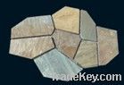 yellow flagstone for flooring From China