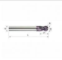 Solid Carbide 4 Flutes Ball Nose