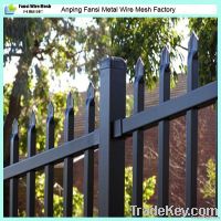 Australia standard 1.8m(H)x2.4m(W) spear top security steel fence From China