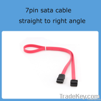 Straight to right angle sata cable 7pin