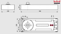 DORMA Floor Spring BTS 84 [EN3 HO with 8410 SS Cover]