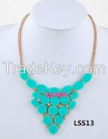 2015 Colorful Fashion lady handmade necklace LSS13