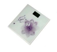 Electric Glass Square Bathroom Scale