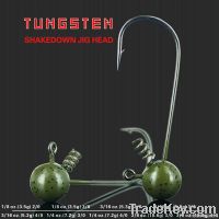 TUNGSTEN JIG HEAD/shakedown ball jig head3/16oz with 4/0 hook