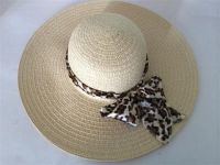 Straw floppy hat
