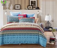 Unique Persian style colorful bedding sets hand knitting 4pcs pure cotton King/Super king Size Ventilate Massage comforter cover zz4041