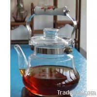 Glass Tea/coffee Pot With Ceramic
