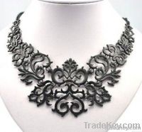 filigree metal necklace