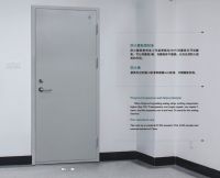 Steel Fireproof Door Steel Fire Rated Door with UL Certificate 