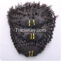 18 Inches Unprocessed Virgin Hair Kinky Curl Natural Black $38.42