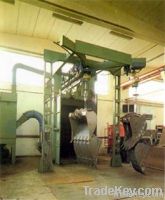 Q58 series piled and released type shot blasting machine