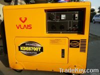 VLAIS KDE6700T silent diesel generator 5KW diesel generator 6.5KVA